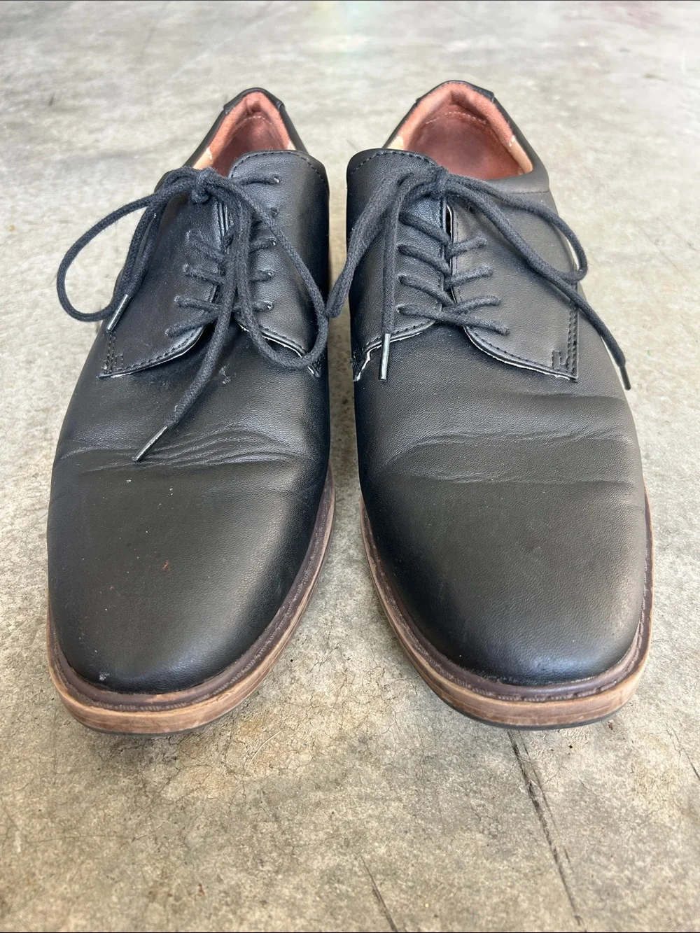 Goodfellow & Co Black Leather Derby Oxfords